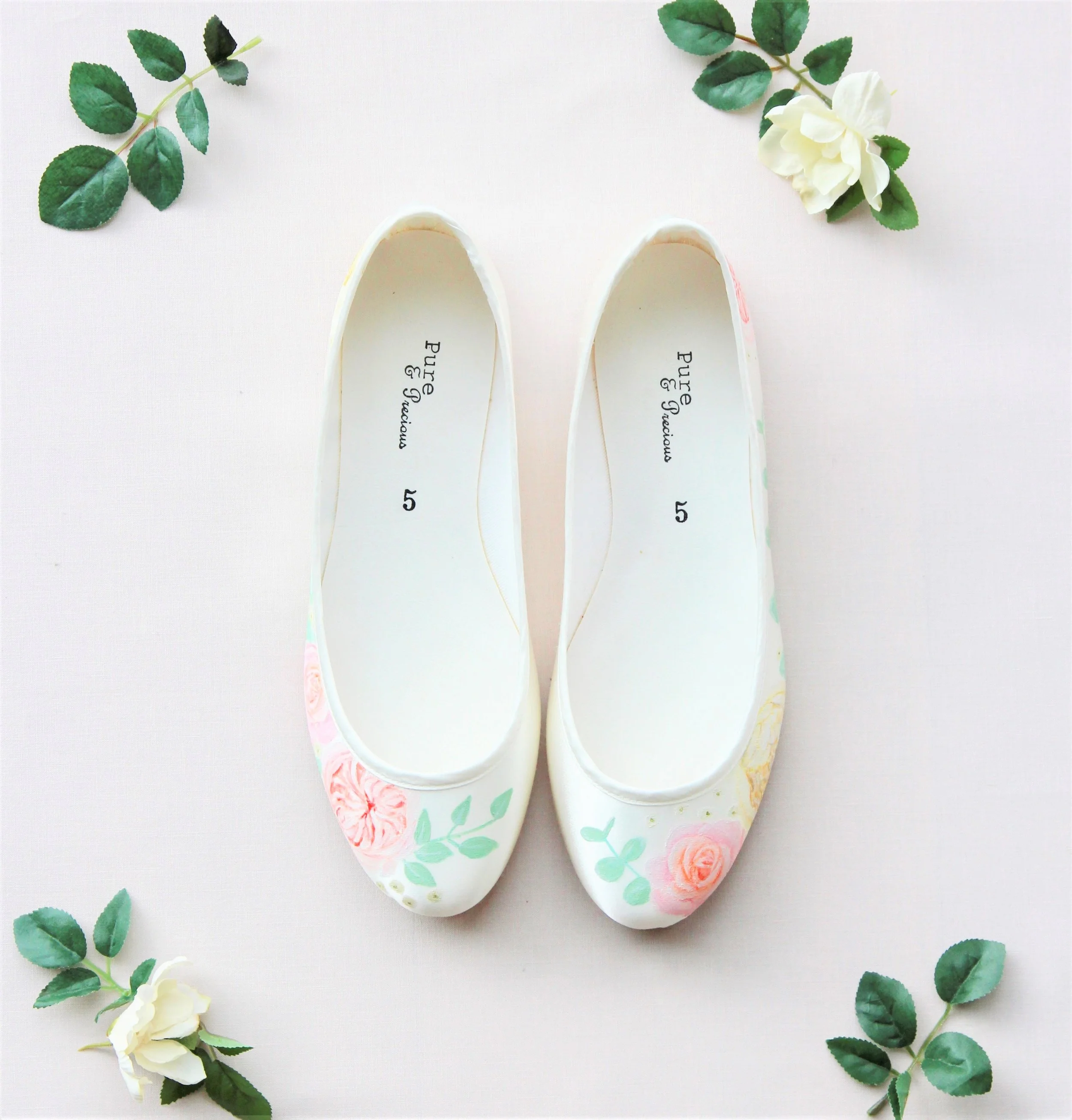 オールノット MASU BALLET BOOTS (FLOWER HAND PAINT) - ブーツ